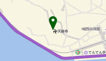 天倫寺の地図画像