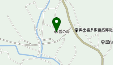 佐白温泉長者の湯の地図画像