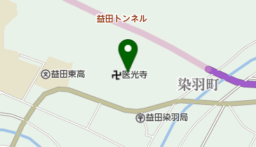 医光寺雪舟庭園の地図画像