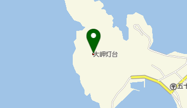 大岬灯台の地図画像
