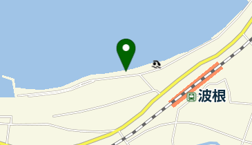 波根海水浴場の地図画像