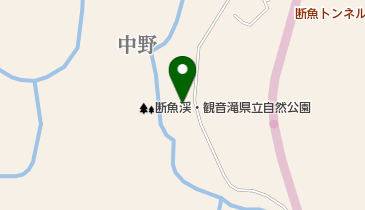 断魚渓の地図画像