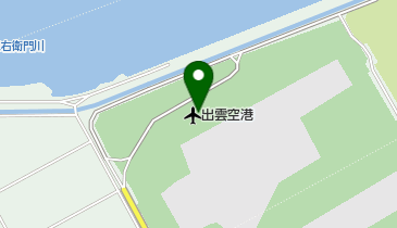 出雲空港の地図画像