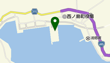 浦郷港の地図画像