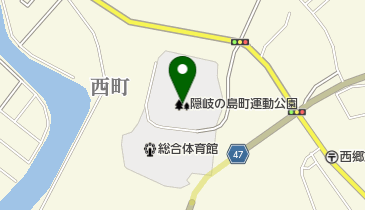 隠岐の島町運動公園の地図画像