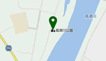 高津川公園の地図画像