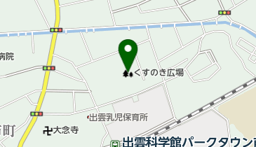 くすのき広場の地図画像