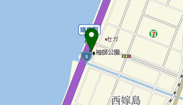 袖師公園の地図画像