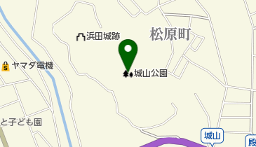 城山公園の地図画像