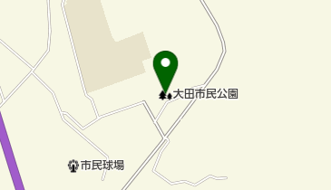 大田市民公園の地図画像