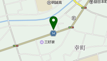 日本キリスト教団益田教会の地図画像