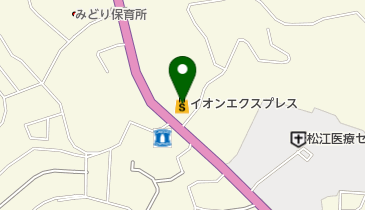 イオンエクスプレス上乃木店の地図画像