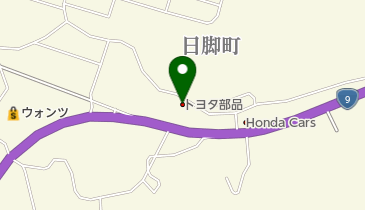 トヨタモビリティパーツ浜田営業所の地図画像
