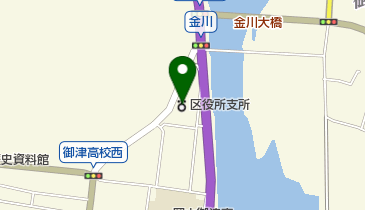 岡山市北区役所御津支所の地図画像