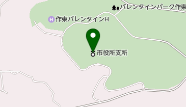 美作市役所作東総合支所の地図画像