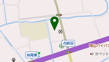 岡山市南区役所福田地域センターの地図画像