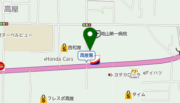 岡山市中区役所東岡山市民サービスコーナーの地図画像