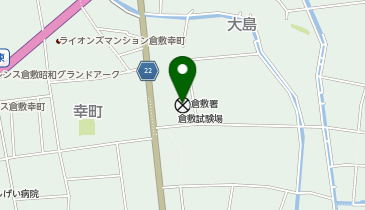 倉敷警察署の地図画像
