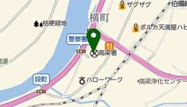 高梁警察署の地図画像