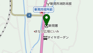 新見警察署の地図画像