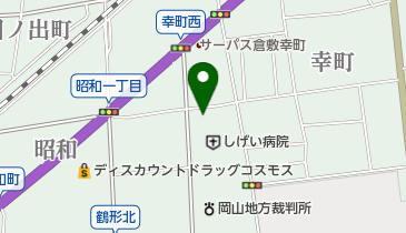 倉敷税務署の地図画像