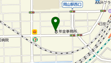 岡山西年金事務所の地図画像