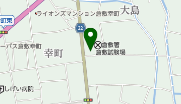 倉敷試験場の地図画像