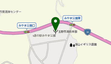 玉野市消防本部の地図画像