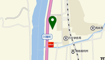 高梁市消防署の地図画像