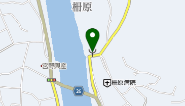 津山圏域消防組合柵原出張所の地図画像