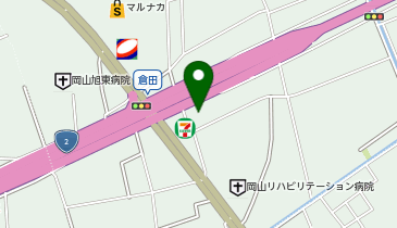 岡山市中消防署倉田出張所の地図画像