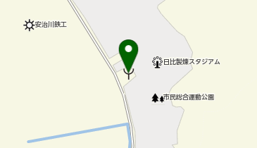 玉野市消防署西分署の地図画像