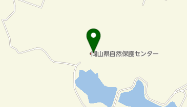 岡山県自然保護センターの地図画像