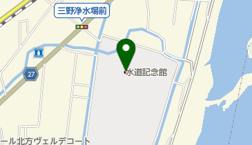 岡山市水道記念館の地図画像