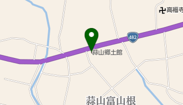 蒜山郷土館の地図画像
