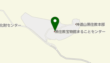 黒住教宝物館「まることセンター」の地図画像