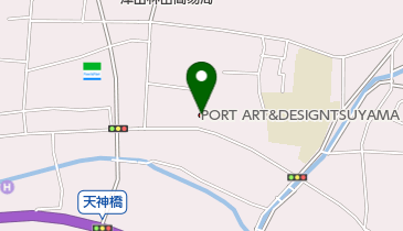 PORT ART&DESIGN TSUYAMAの地図画像