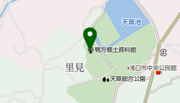 浅口市立鴨方図書館の地図画像