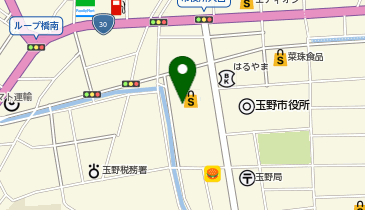 玉野市立図書館の地図画像