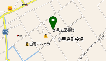 早島町立図書館の地図画像