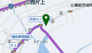 備前市立図書館の地図画像