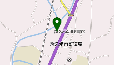 久米南町図書館の地図画像