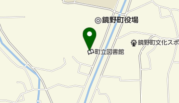 鏡野町立図書館の地図画像