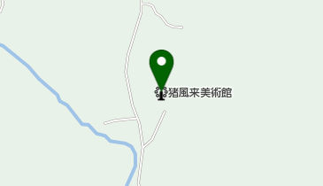猪風来美術館の地図画像