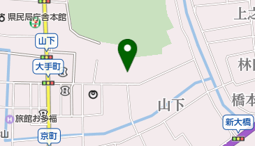 津山郷土博物館の地図画像