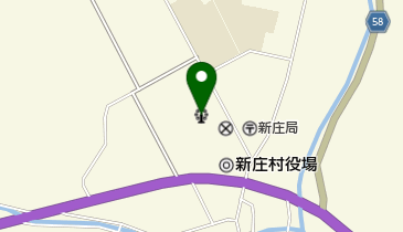新庄村歴史民俗資料館の地図画像