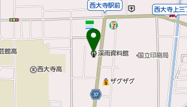 渓雨資料館の地図画像