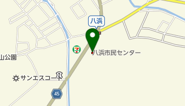 八浜市民センターの地図画像