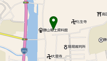 勝山文化往来館ひしおの地図画像