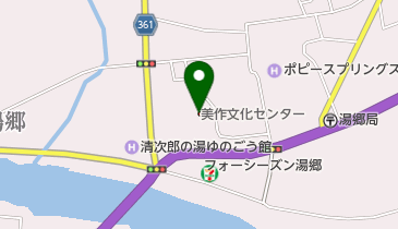 美作文化センターの地図画像